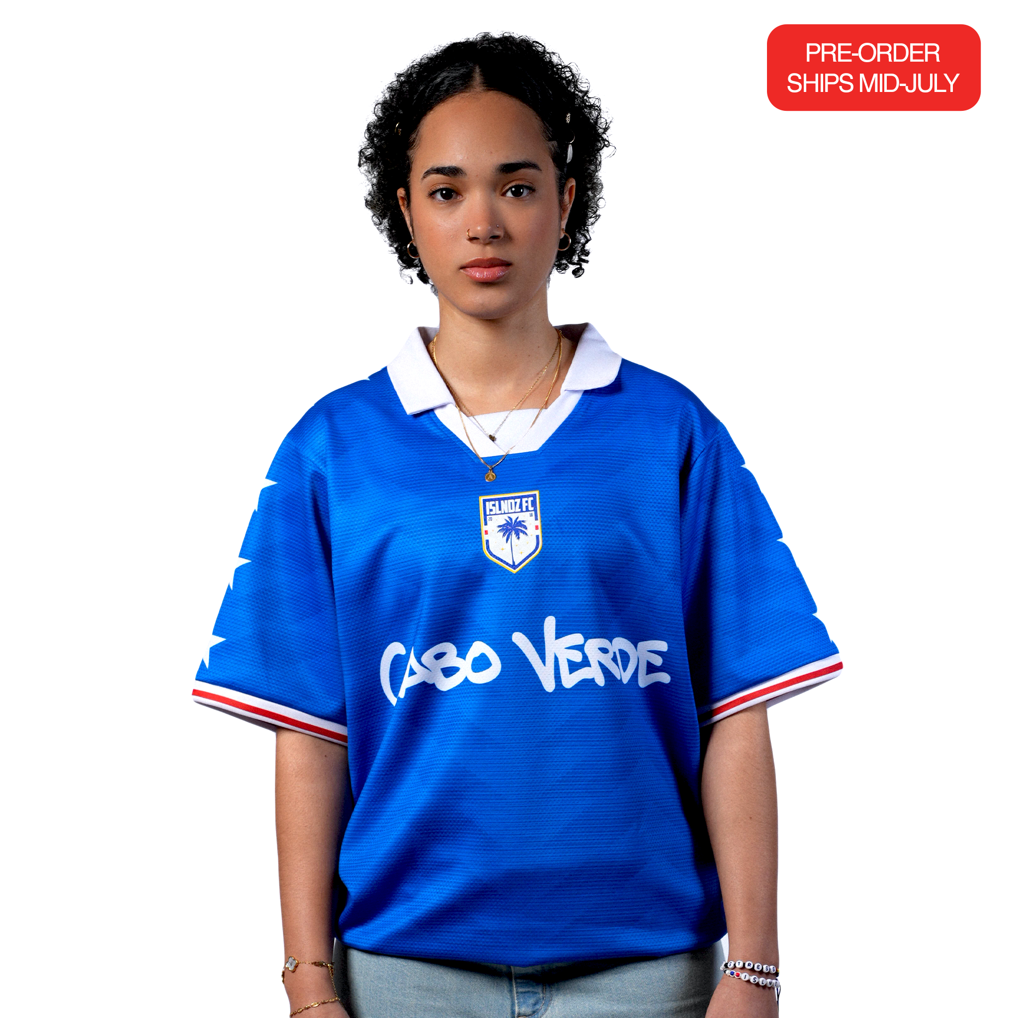 PRE-ORDER (MID-JULY) - Cabo Verde Vintage Jersey 2026