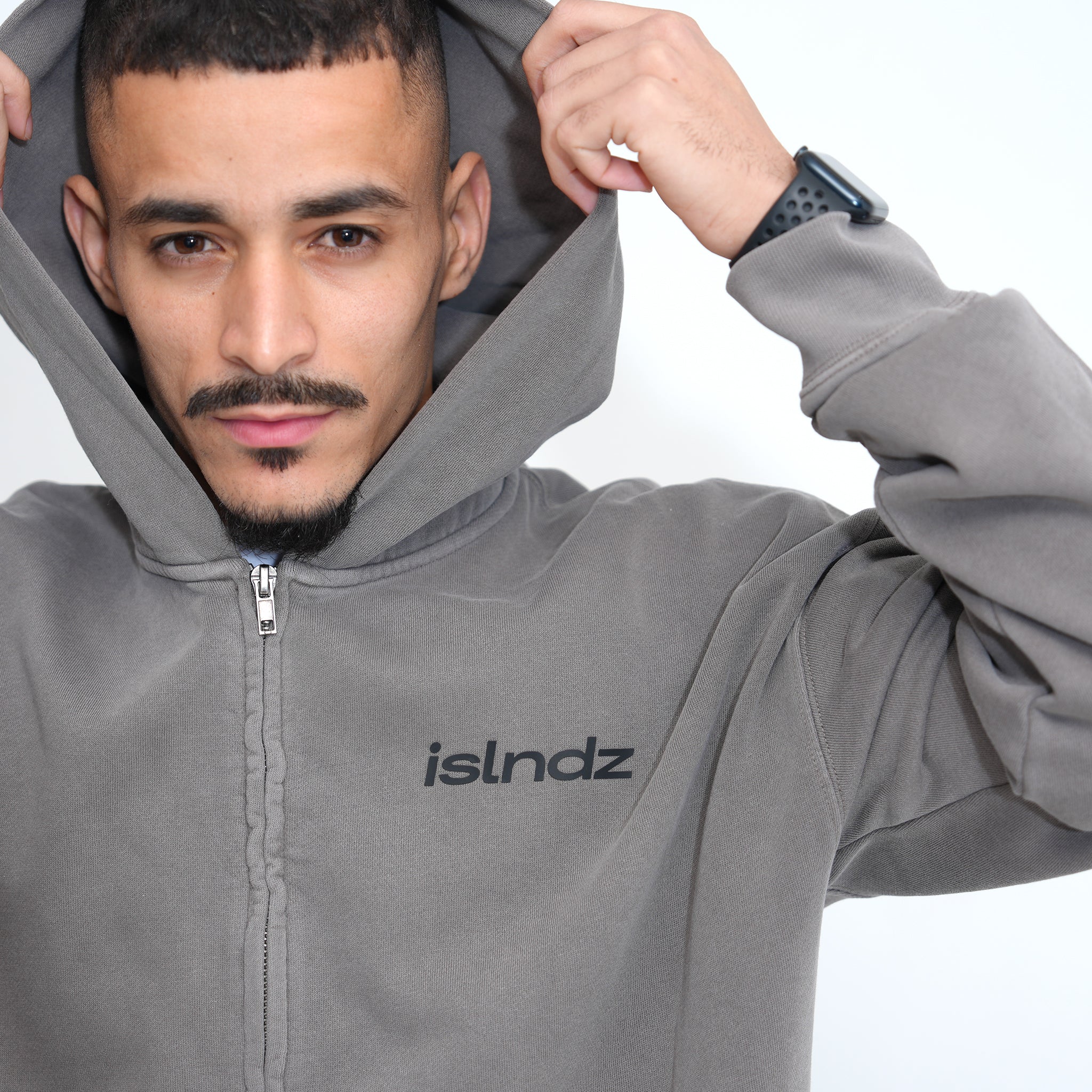 ISLNDZ Relaxed Sweatsuit Set - Faded Gray