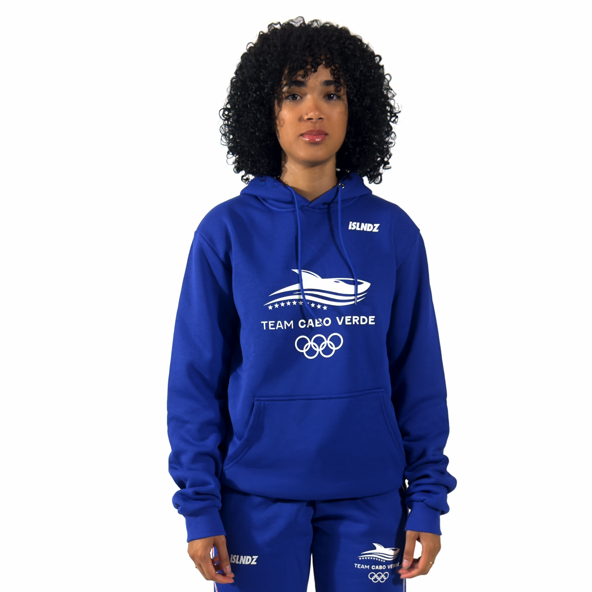 Official Team Cabo Verde Olympic Hoodie 2024